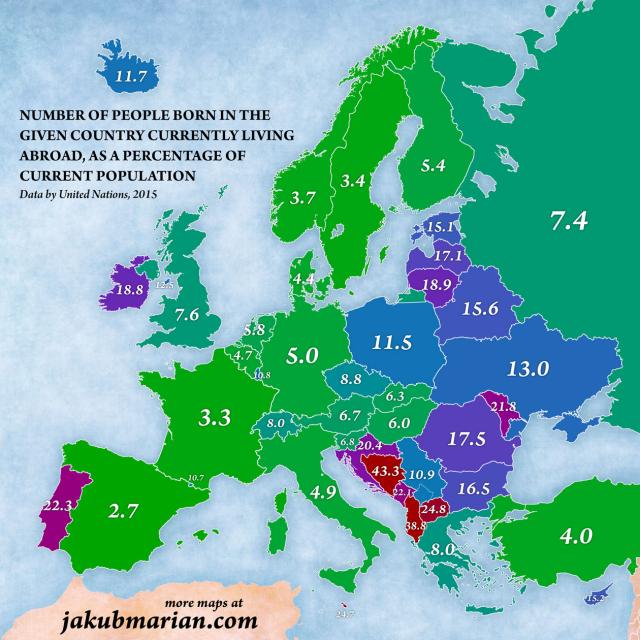 Mapa migracija u Evropi: Ko se najviše doseljavao u Srbiju